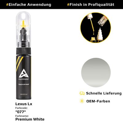 Lackstift für Lexus Lx Code: 077 Premium White