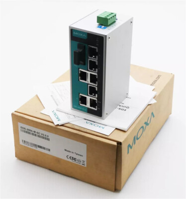 1PC NEW MOXA EDS-208A-M-SC Industrial Ethernet Switch FedEX or DHL or UPS