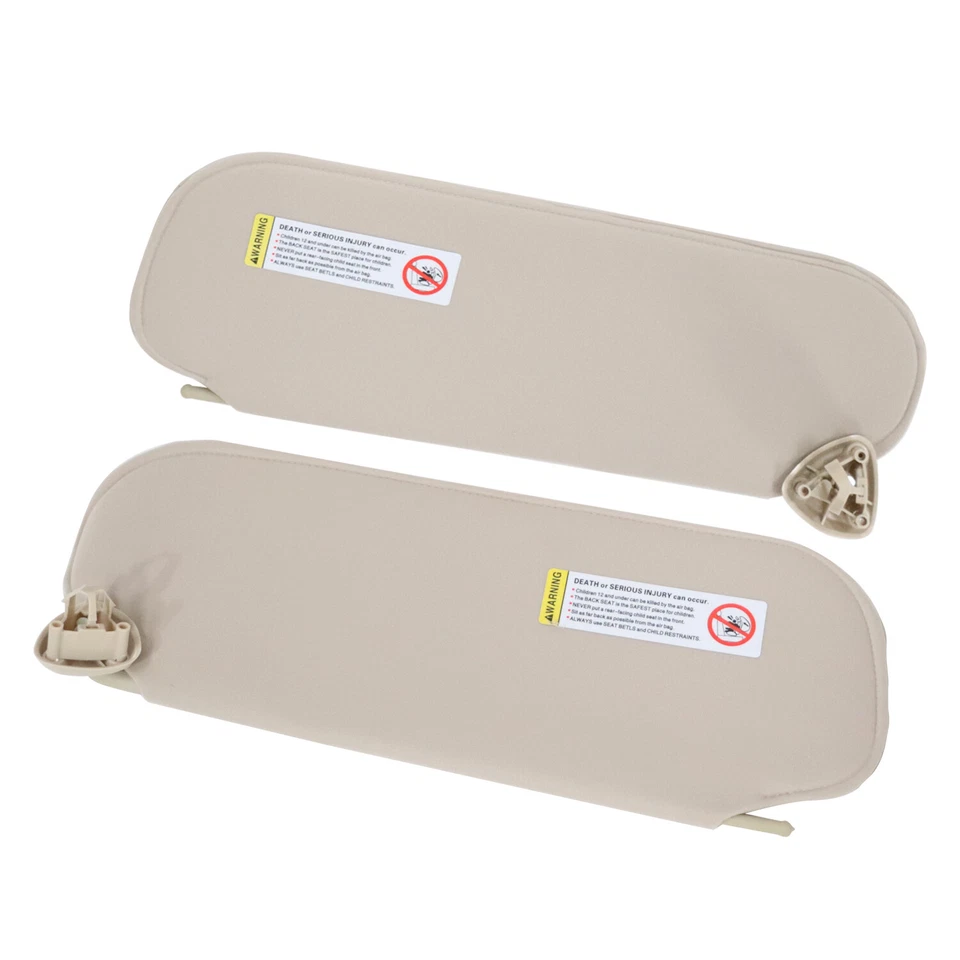 1 Pair For Chevy Express GMC Savana 1999-2019 Left Right Sun Visor w/o Light - Image 4 of 4