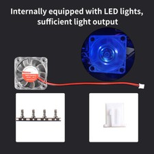 12V/24V LED Heat-emitting Cooling Fan for PRUSA EMDER VORON VZBOT 3D printer