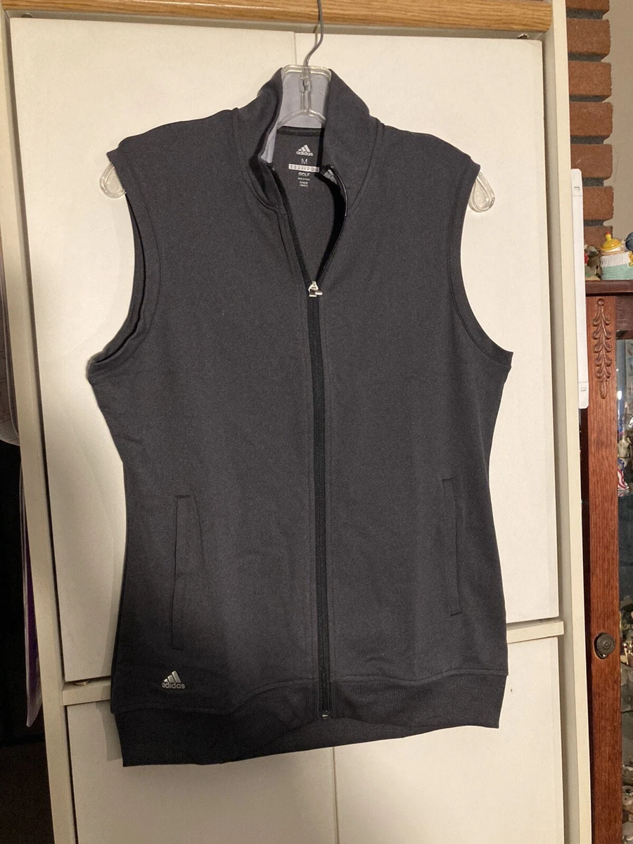 Adidas A272 Womens Golf Club Vest Size Medium Full Zip eBay