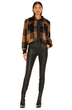 Sanctuary Women's Black Standard Surplus Flat Front Skinny Leg Ankle Pants Sz 27