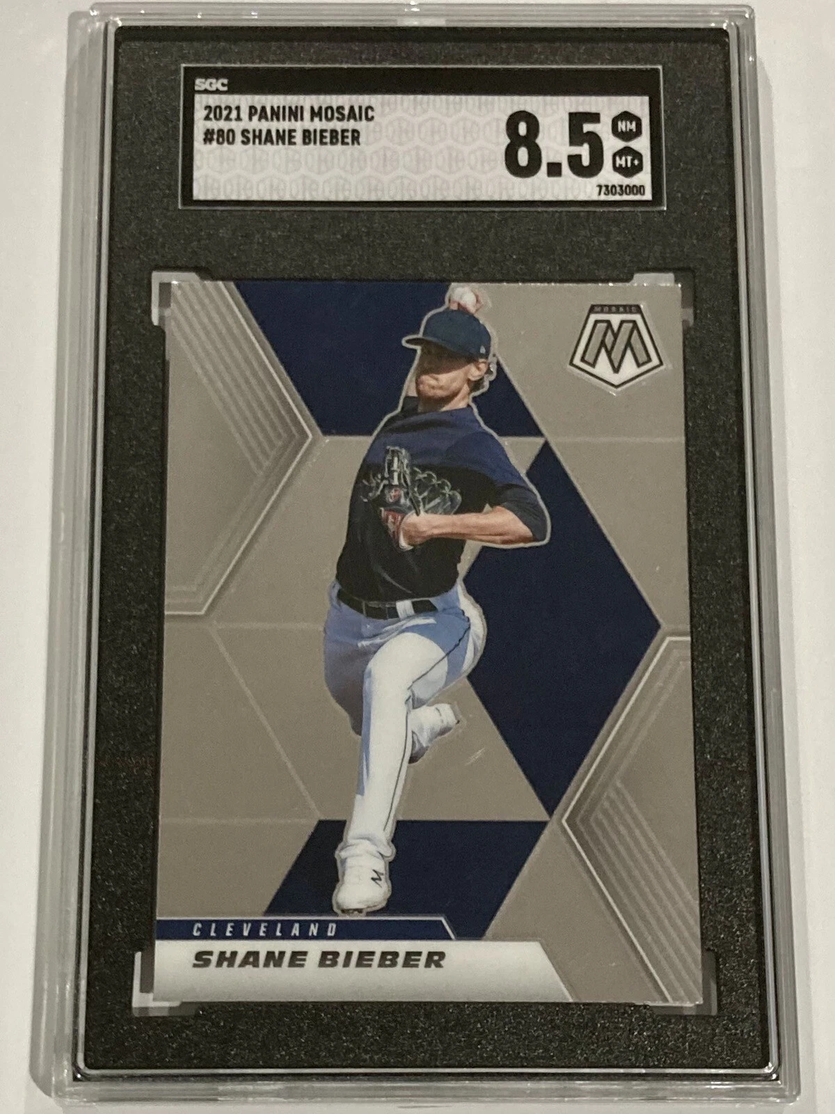 Shane Bieber trading card