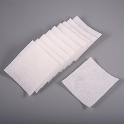 10 pcs White Scrub Pads Great for Cleaning Window Tint Squeegee Felt 10*10 cm