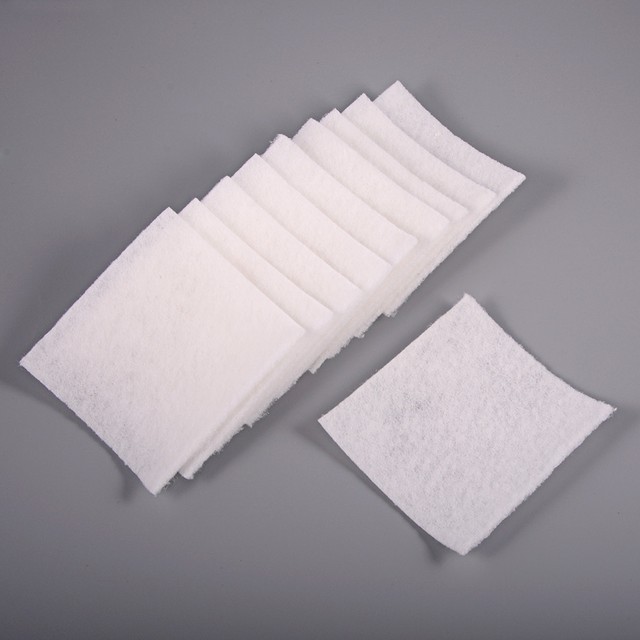 10pcs White Scrub Pads Great for Cleaning Window Tint Squeegee Felt
