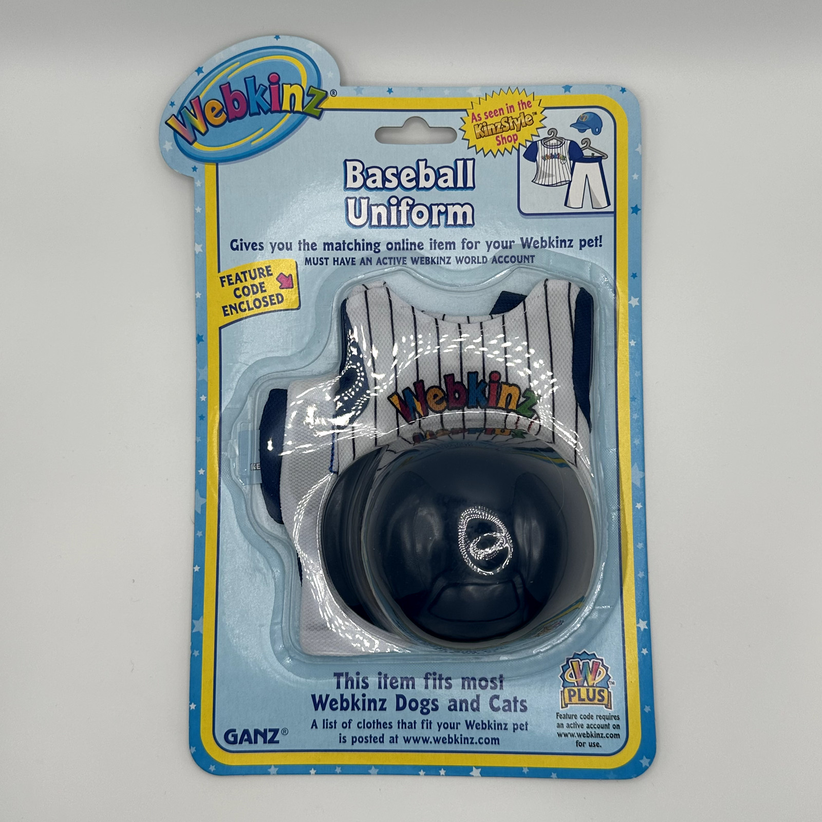 ⚾ New Webkinz Baseball Uniform - Unused Code, Pet & Smoke-Free ⚾