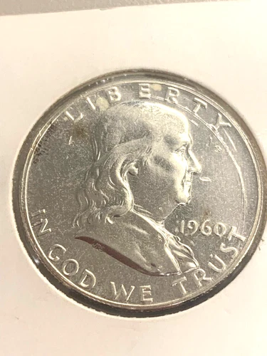 1960 Franklin Half Dollar Gem 90% Silver Proof Coin by REEDERSONG