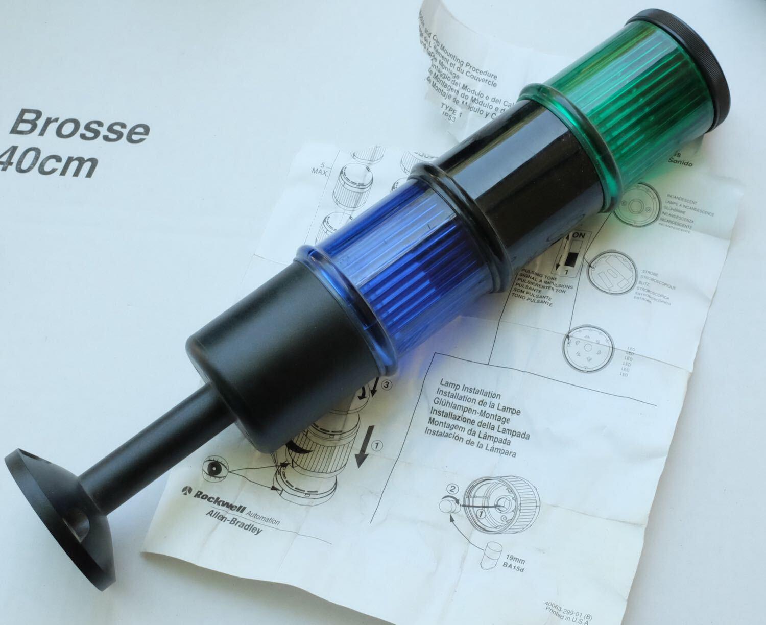 Avertisseur optique Eaton Moeller SL-B pour gestion des alertes d'automatisation industrielle