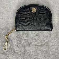 Anne Klein Coin Purse Pouch Id Holder Card Holder Wallet Keychain Purse Clip
