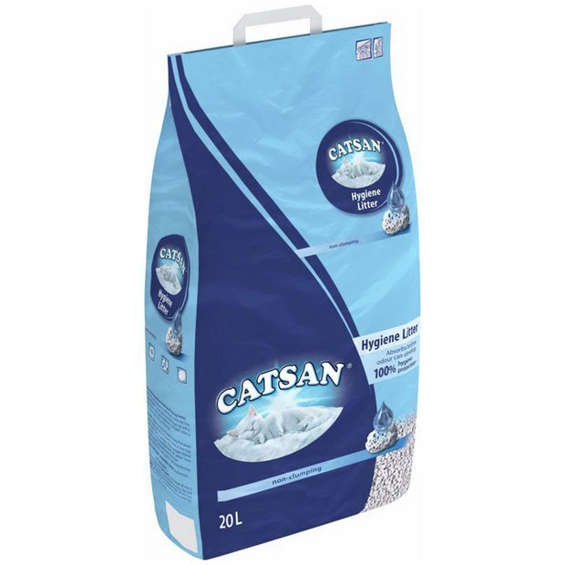 CATSAN Gatto Igiene Lettiera Anti Agglomerante 20 Litri - 20L Borsa