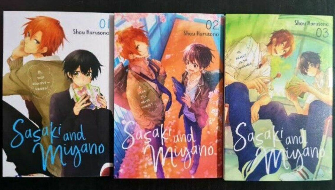 Sasaki And Miyano Shou Harusono Manga Volume 1-4 English Version Comic New