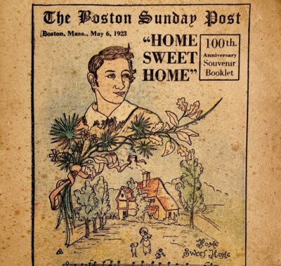 Boston Sunday Post 1923 100th Anniversary Mini Sheet Art Booklet Rare E53