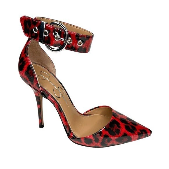 Jessica simpson sales leopard print heels