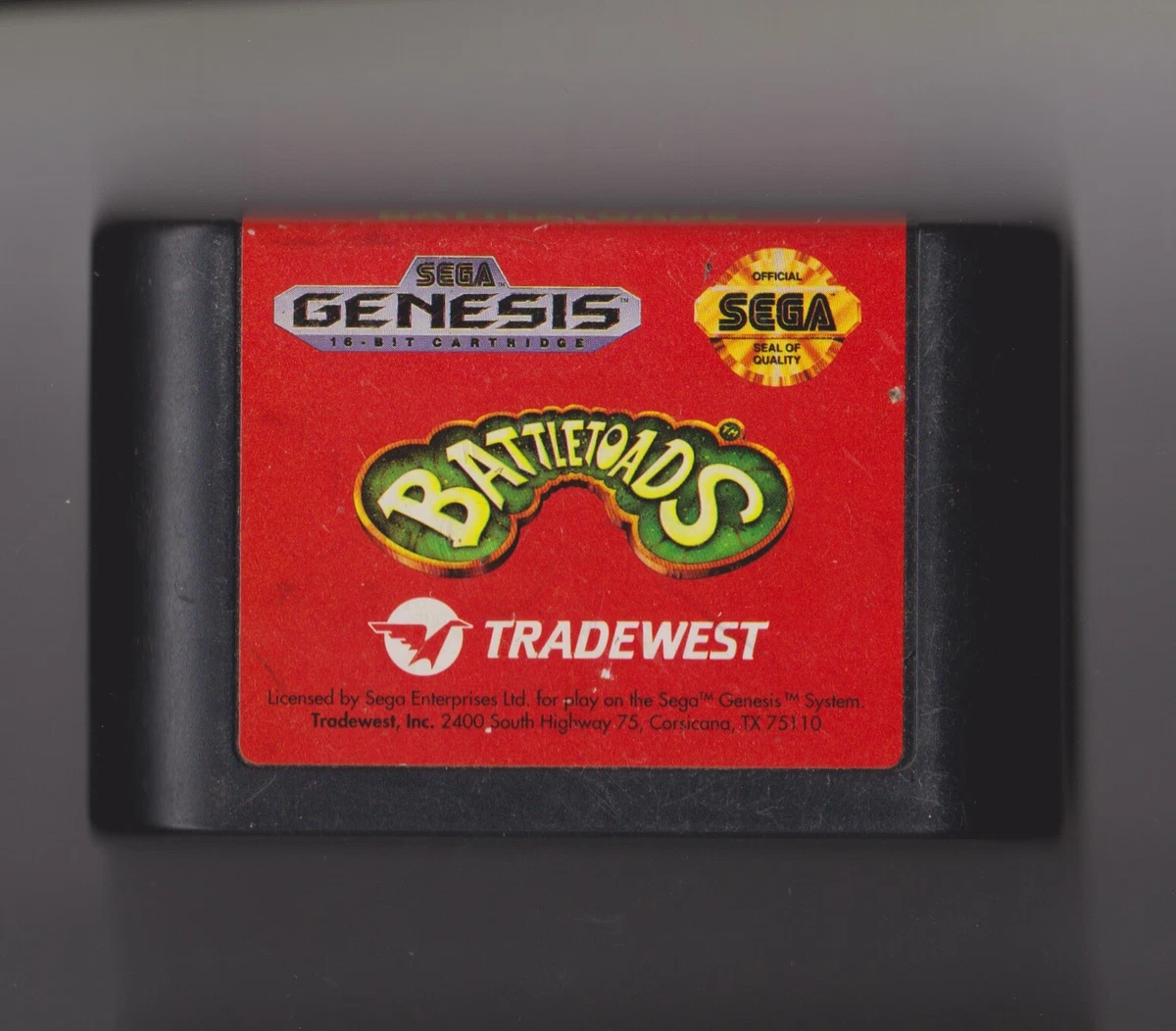 Battletoads Sega Genesis Original Game Cartridge | EBay