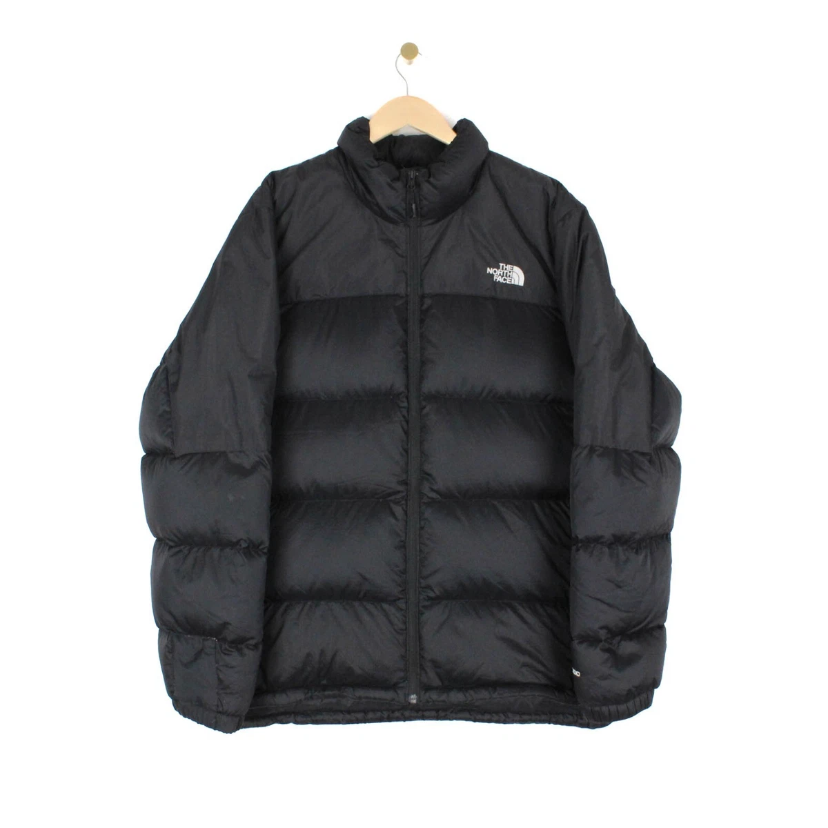 The North Face Puffer Jacket Black Full Zip 700 Fill Down