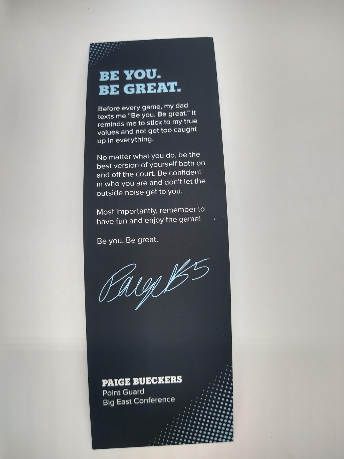 paige bueckers gx bottle