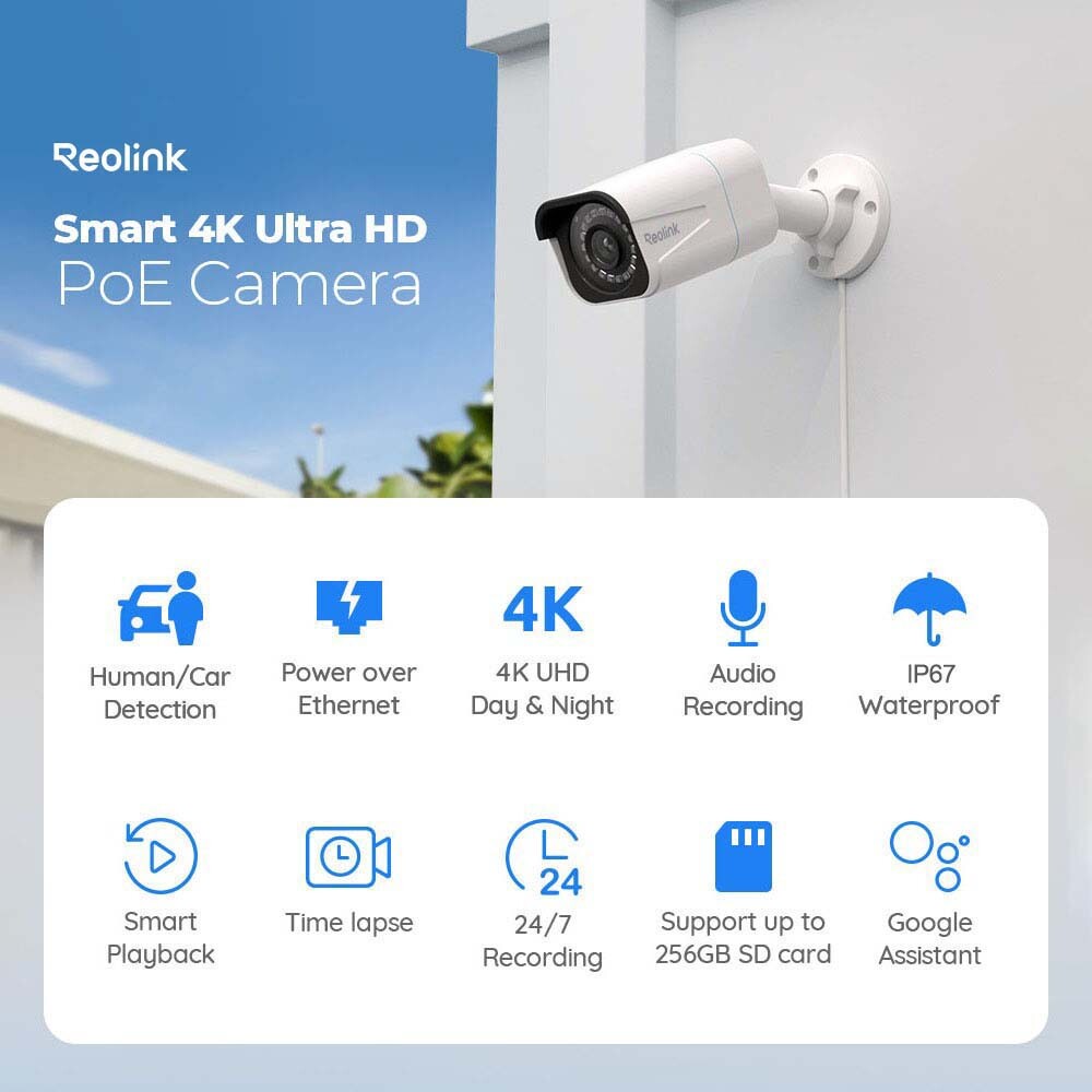 Reolink Home Assistant Ip Camera Motion REOLINK 4K POE IP Security