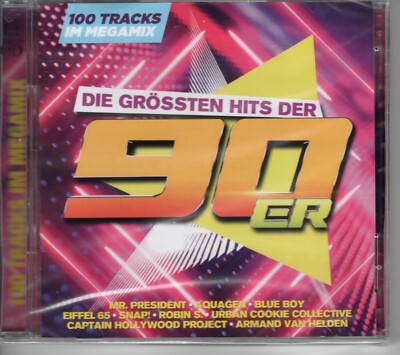 DIE GRÖSSTEN HITS DER 90ER 2 CD'S 100 TRACKS IM MEGAMIX NEU & Originalverpackt