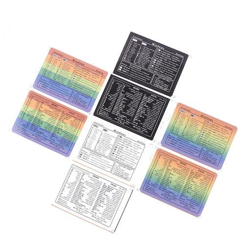 2Pcs Reference Keyboard Shortcut Sticker Adhesive For Windows Laptop Stickers_D
