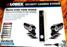 Lorex 8Ch-8 Camera Indoor/Outdoor , Mobile Remote, Costco Support ECO2 Series
