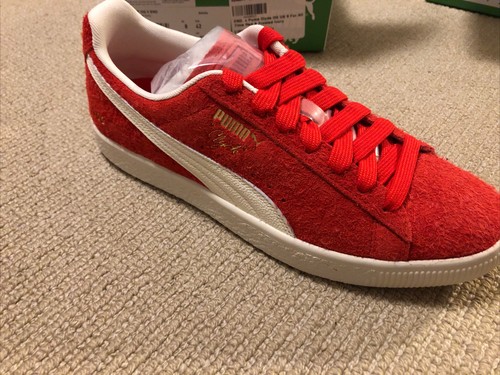 Puma Clyde x End UK8 Red And Frosted Ivory - Picture 4 of 6