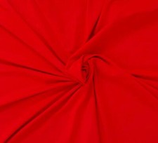 Red Stretchy Jersey Knit Bamboo Spandex Fabric by The Yard KH 213