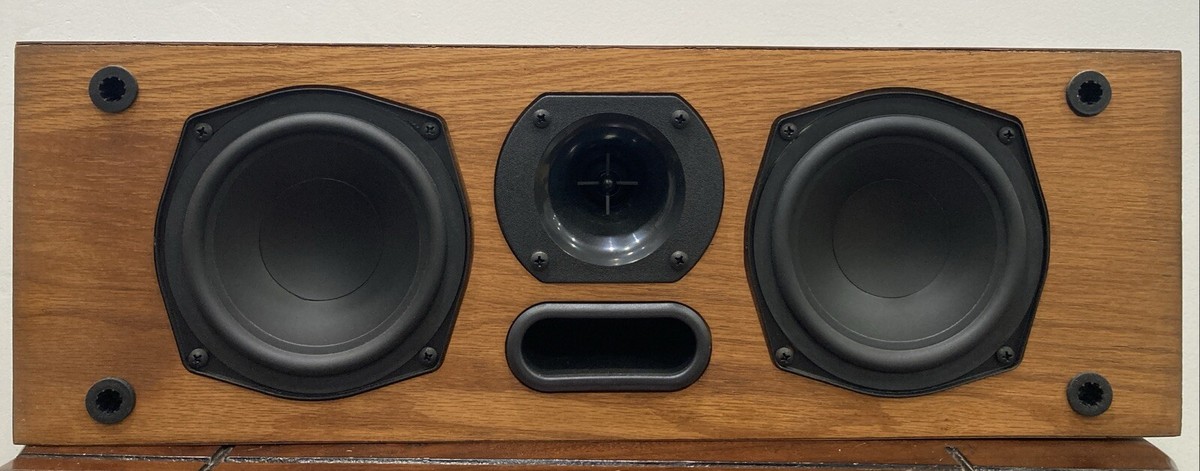 Vintage Klipsch KV2 Medium Oak Center Channel Speaker