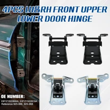 4Pcs Door Hinge Upper Lower Left & Right Side For 1980-1997 Ford F150 F250 F350