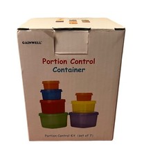 Portion Control Containers Kit, Set Of 7 Containers