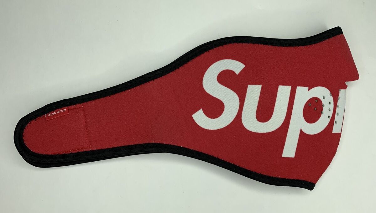 Supreme Neoprene Facemask FW14 Red Accessoires Relief Box Supreme Neoprene Facemask FW14 Red Accessoires Relief Box