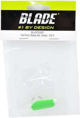 BLH3733GR Tail Rotor Blade Set, Green EFlight Blade 130 X RC Helicopter  New