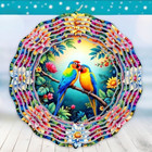 Colorful Parrots 10" Wind Spinner