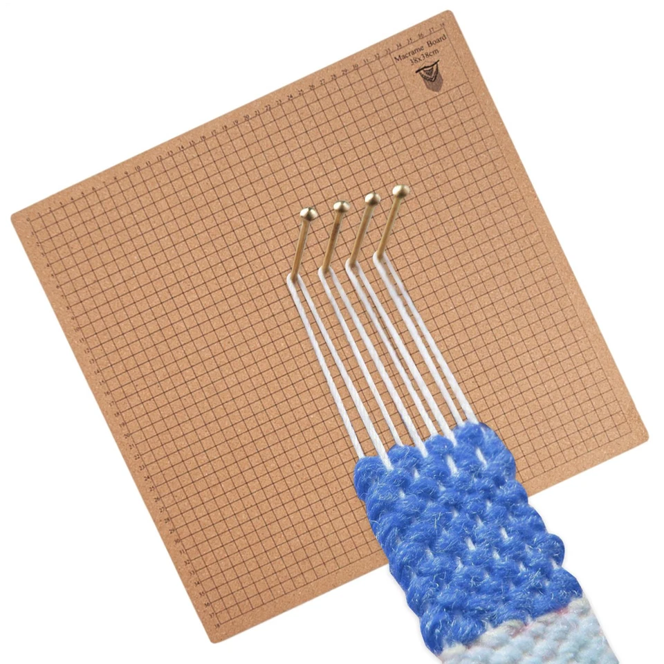 DIY Beadsmith Macrame Board Wood Durable Macrame Project Board for Crochet - image 4 of 4