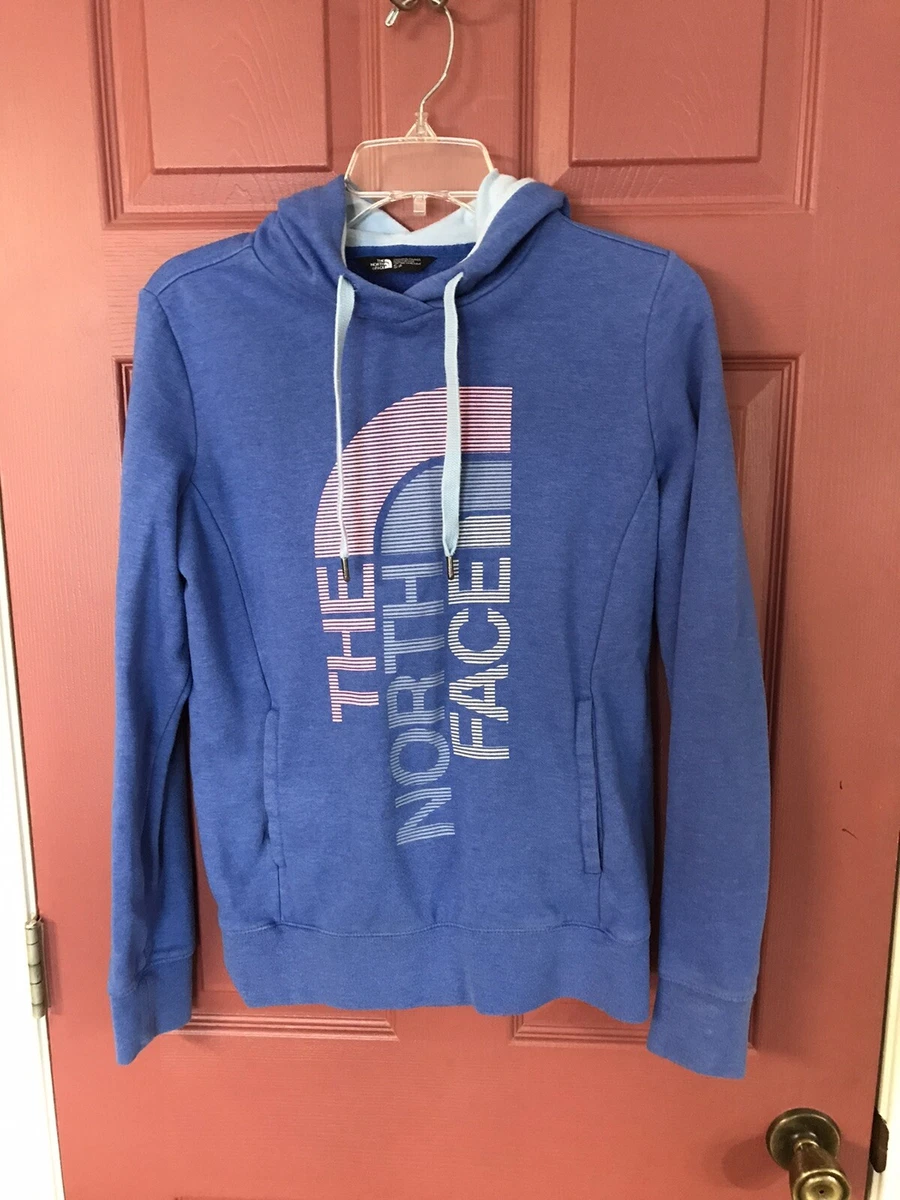 Womens blue north face hoodie new arrivals