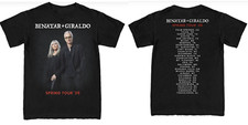 Pat Benatar Neil Giraldo Spring 2025 Tour 2 Side Black All Size Shirt AC3035