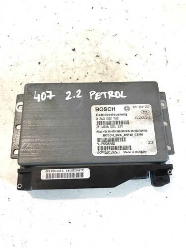 Peugeot 407 Getriebesteuergerät-ECU 0260002922 9659205980 9643926680 / 2.2 2006