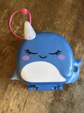 POLLY POCKET FREEZIN  FUN NAEWHAL WHALE COMPACT ONLY