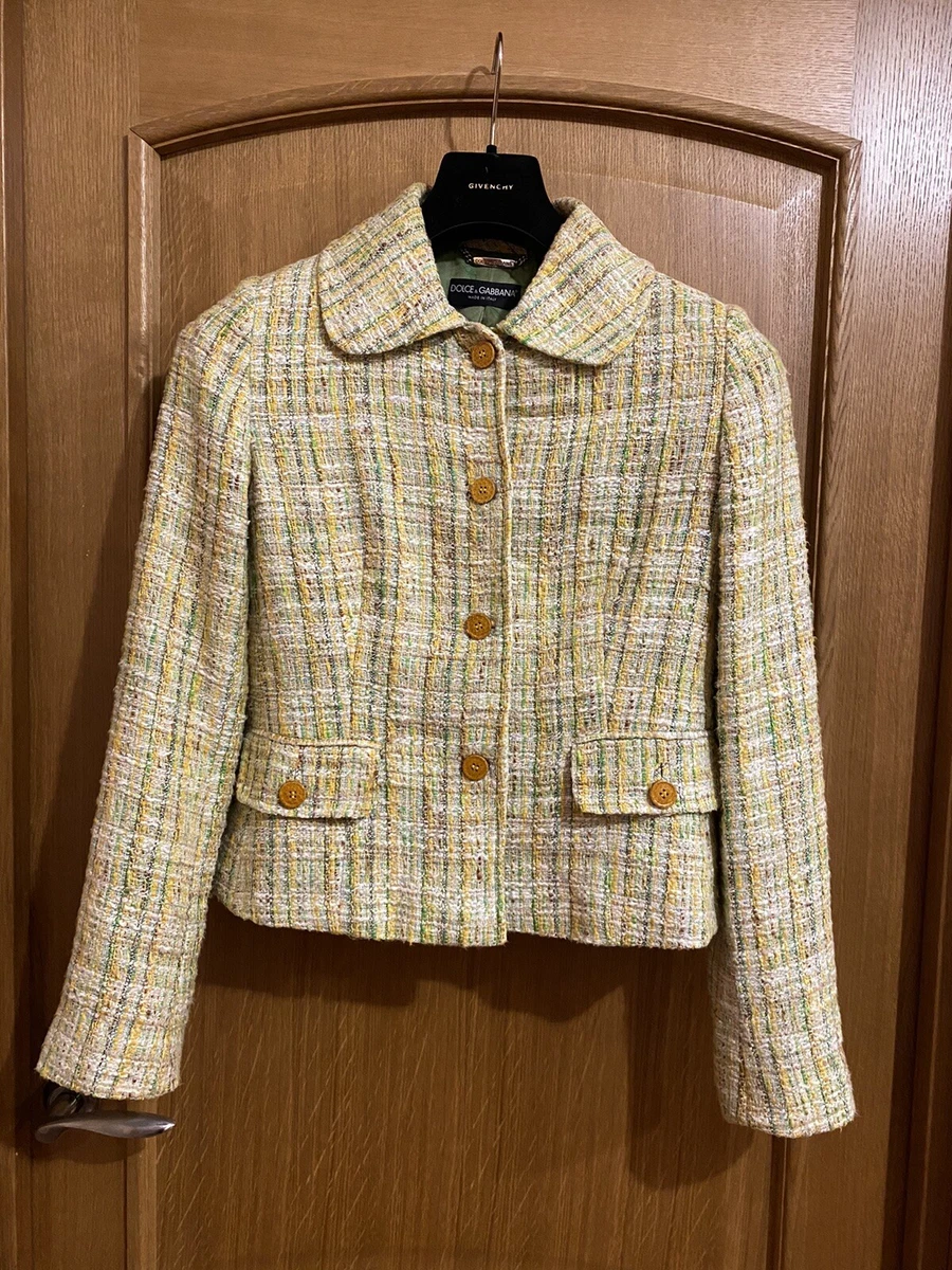 Dolce gabbana top tweed jacket