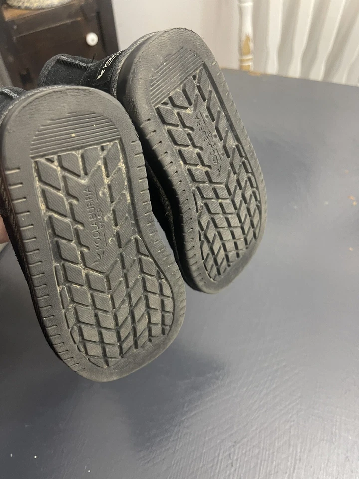 UGG 8 черная замша стриженный мех ботинки ребенка ясельного возраста  - Изображение 3 из 4