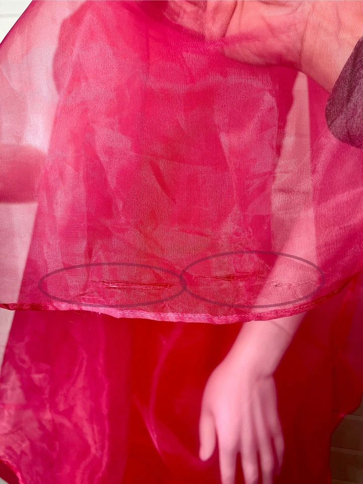 Vestido caprichoso Byer Too Fairy Y2K Toile vestido de baile con cuentas talla 3/4 rosa* pequeño defecto Foto 4 de 4