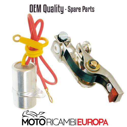 Kit Puntine E Condensatore Piaggio Boss Boxer - Ricambio Con Portachiavi Omaggio - Foto 8