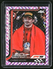2025 Topps Chrome Formula 1 Charles Leclerc Pink Checker 083/250 #129