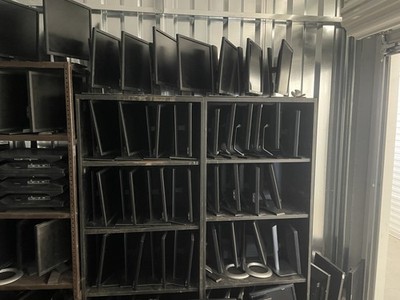 Lot of 50 - Dell 17'' LCD monitors misc. models, good condition, no base included