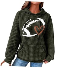 Women's Pullover Sweatshirt Drawstring Tis The Season Medium 004 Army Green