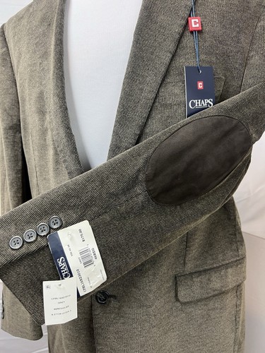 Chaps Ralph Lauren NWT $175 Men's 46R Corduroy Elbow Patch Sport Coat Blazer - Picture 3 of 9