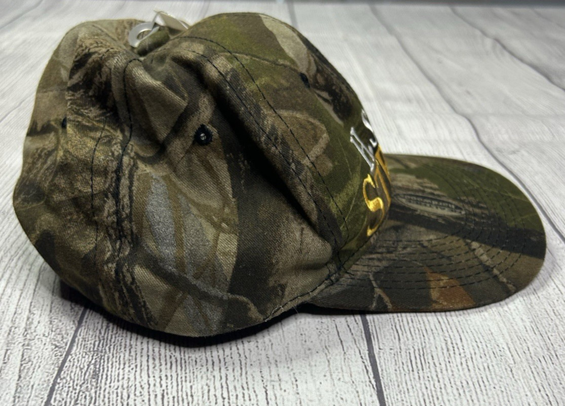 Vintage HS Strut Turkey Calls Hunting Hat Snapback Cap Realtree Camo Outdoor Cap