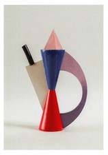 POSTCARD Peter Shire "Hourglass Teapot" (Design) 1984 MOCA Los Angeles MINT
