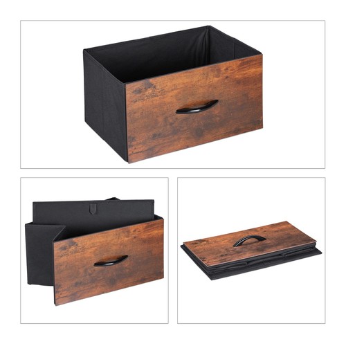 Comodini Camera Letto Cassetti Tavolino Laterale Divano HLP: 70x45x42,5cm Set 2 - Foto 6 di 9
