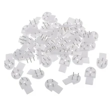 50 Pieces 34x19mm Heavy Duty HARD WALL PICTURE HOOK Frame