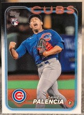 2024 Topps Series 1 #178 Daniel Palencia RC Rookie Cubs Baseball Card. rookie card picture